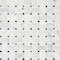 Msi Carrara White Basketweave SAMPLE Honed Marble Mesh-Mounted Mosaic Tile ZOR-MD-0339-SAM - alternate 1
